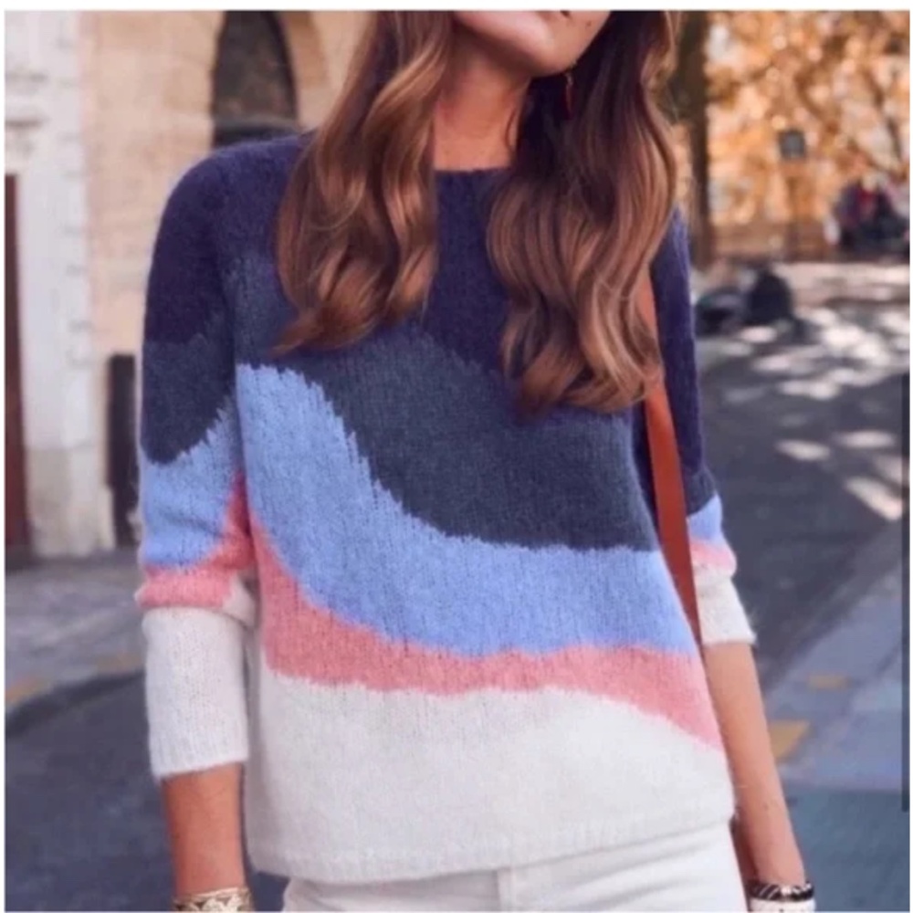 Like New Sezane Winnie Alpaca Mohair Jumper Sweater